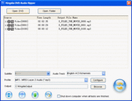 Kingdia DVD Audio Ripper screenshot